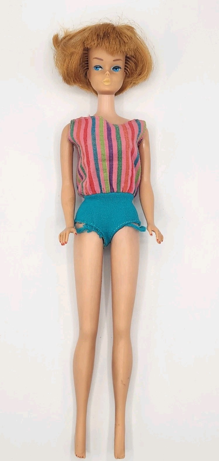 Barbie American Girl Doll 1070 Titian Hair Red Head 1960’s Mattel Swimsuit Japan Barbie American Girl Doll 1070 Titian Hair Red Head 1960’s Mattel Swimsuit Japan