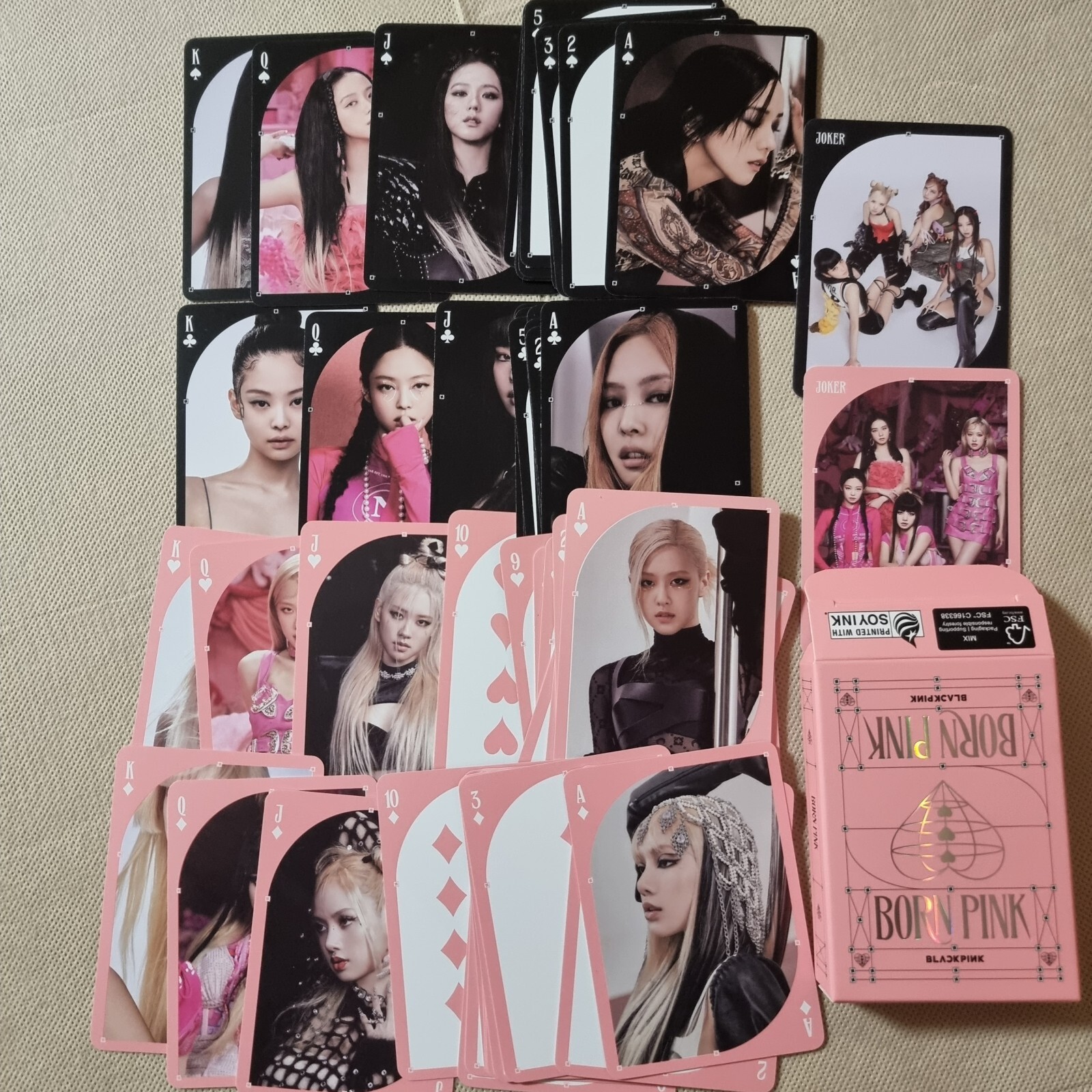 BLACK PINK 2022 WORLD TOUR CONCERT OFFICIAL GOODS PLAYING CARD V2  [BPTOUR]