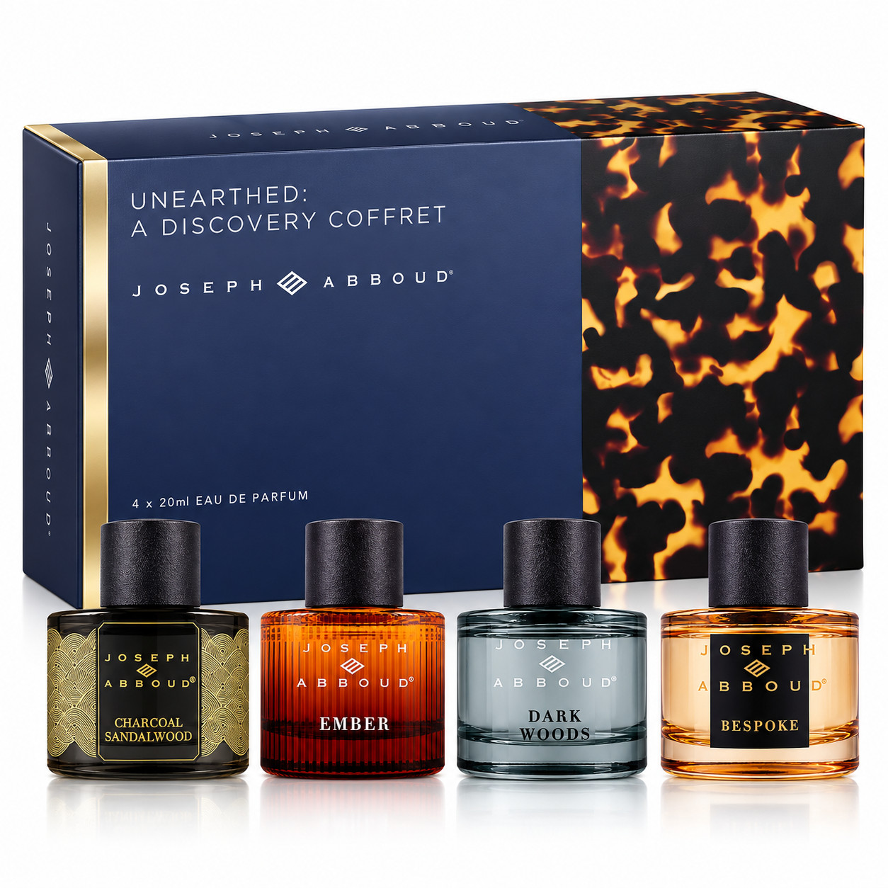 Joseph Abboud Men\'s 4-Pc. Unearthed Fragrance Discovery BRAND NEW SET Joseph Abboud Men\'s 4-Pc. Unearthed Fragrance Discovery BRAND NEW SET