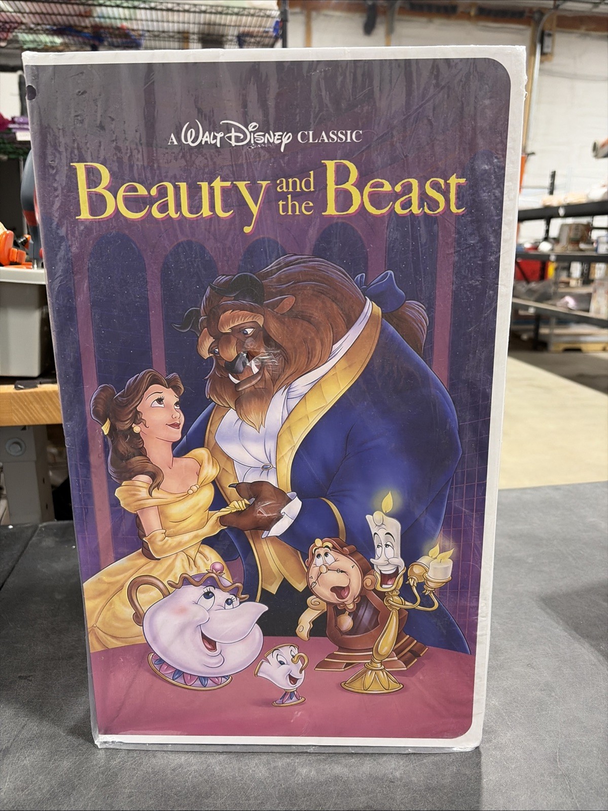 Disney Beauty And The Beast Classic VHS Boxed Silk Touch Throw - BOX DAMAGE Disney Beauty And The Beast Classic VHS Boxed Silk Touch Throw - BOX DAMAGE