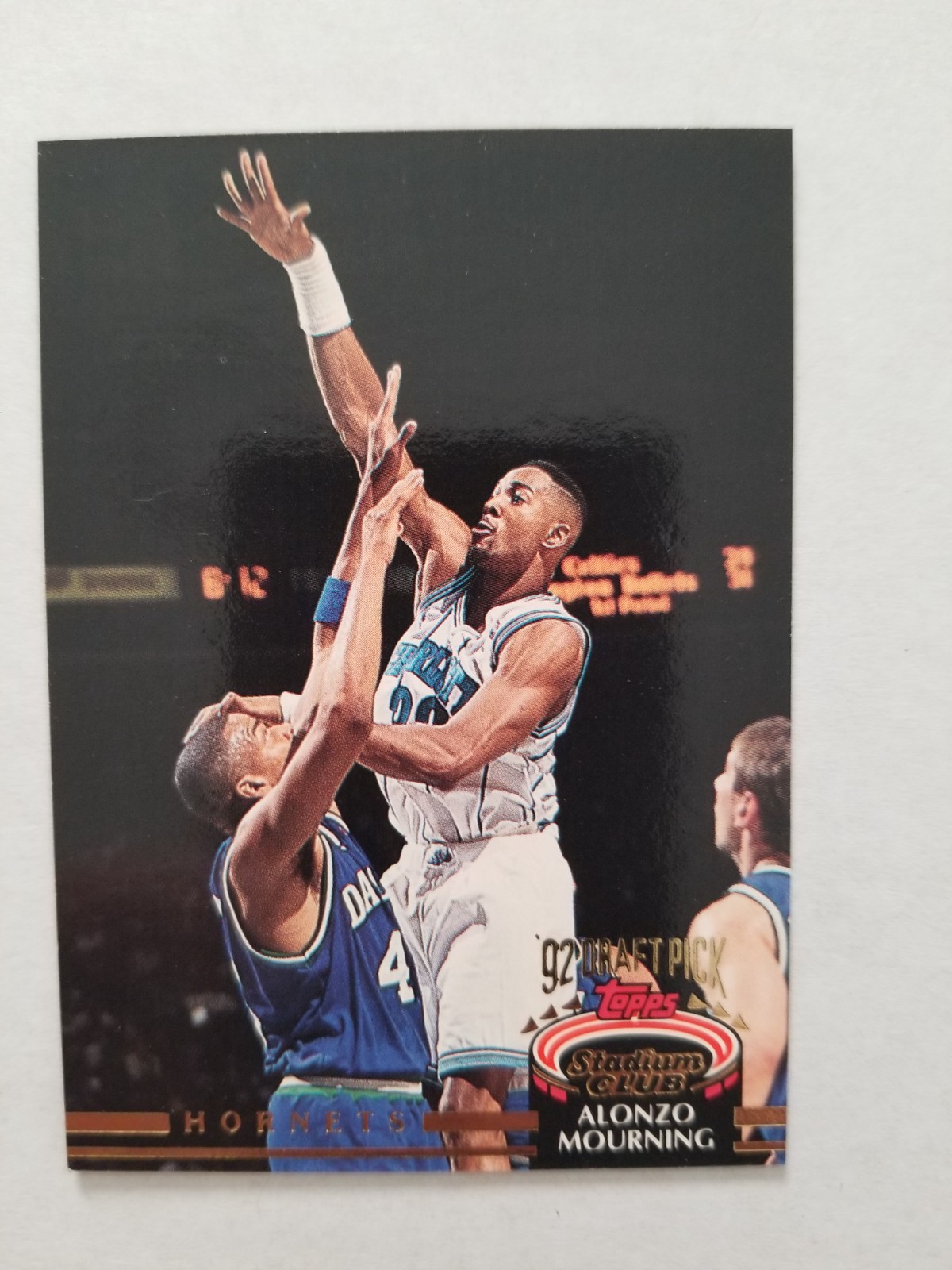 1992-93 Stadium Club #297 Alonzo Mourning Rookie 1992-93 Stadium Club #297 Alonzo Mourning Rookie