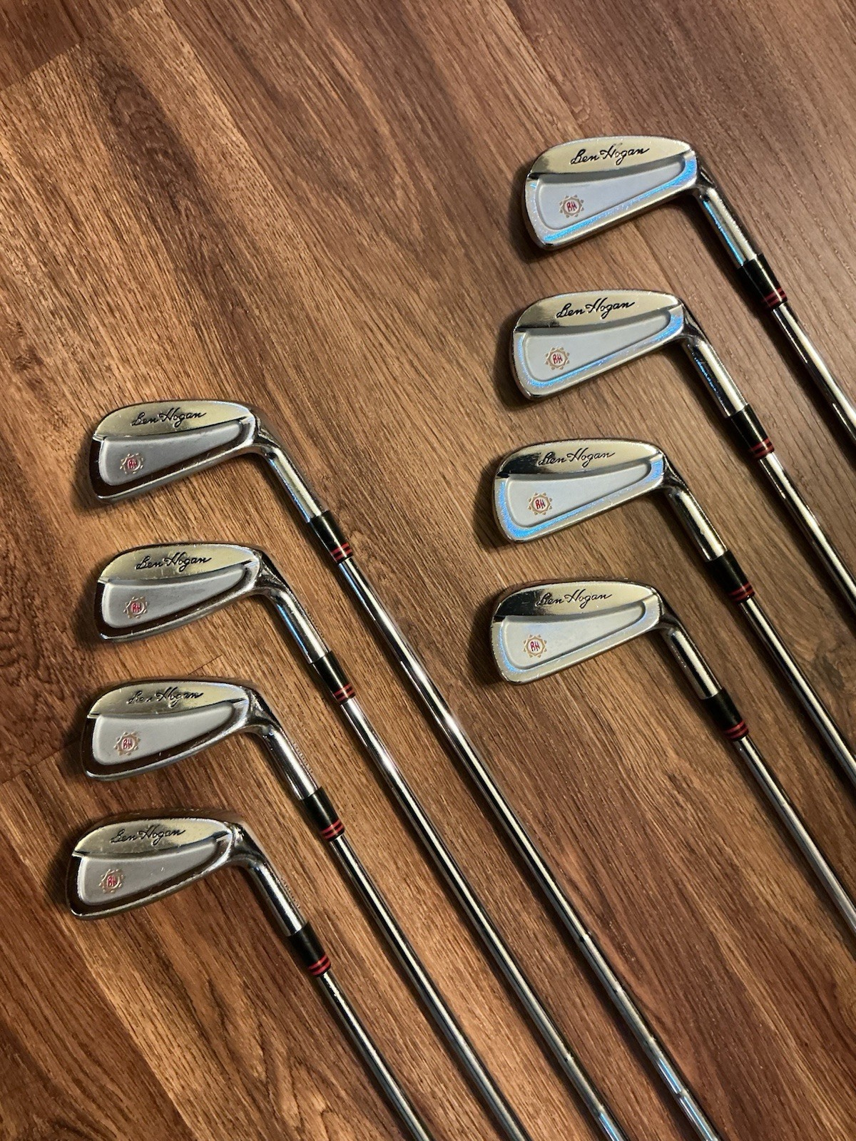 Ben Hogan Apex Plus Forged Iron Set 3-EQUALIZER Stiff Flex Apex 4 Steel Shaft RH Ben Hogan Apex Plus Forged Iron Set 3-EQUALIZER Stiff Flex Apex 4 Steel Shaft RH