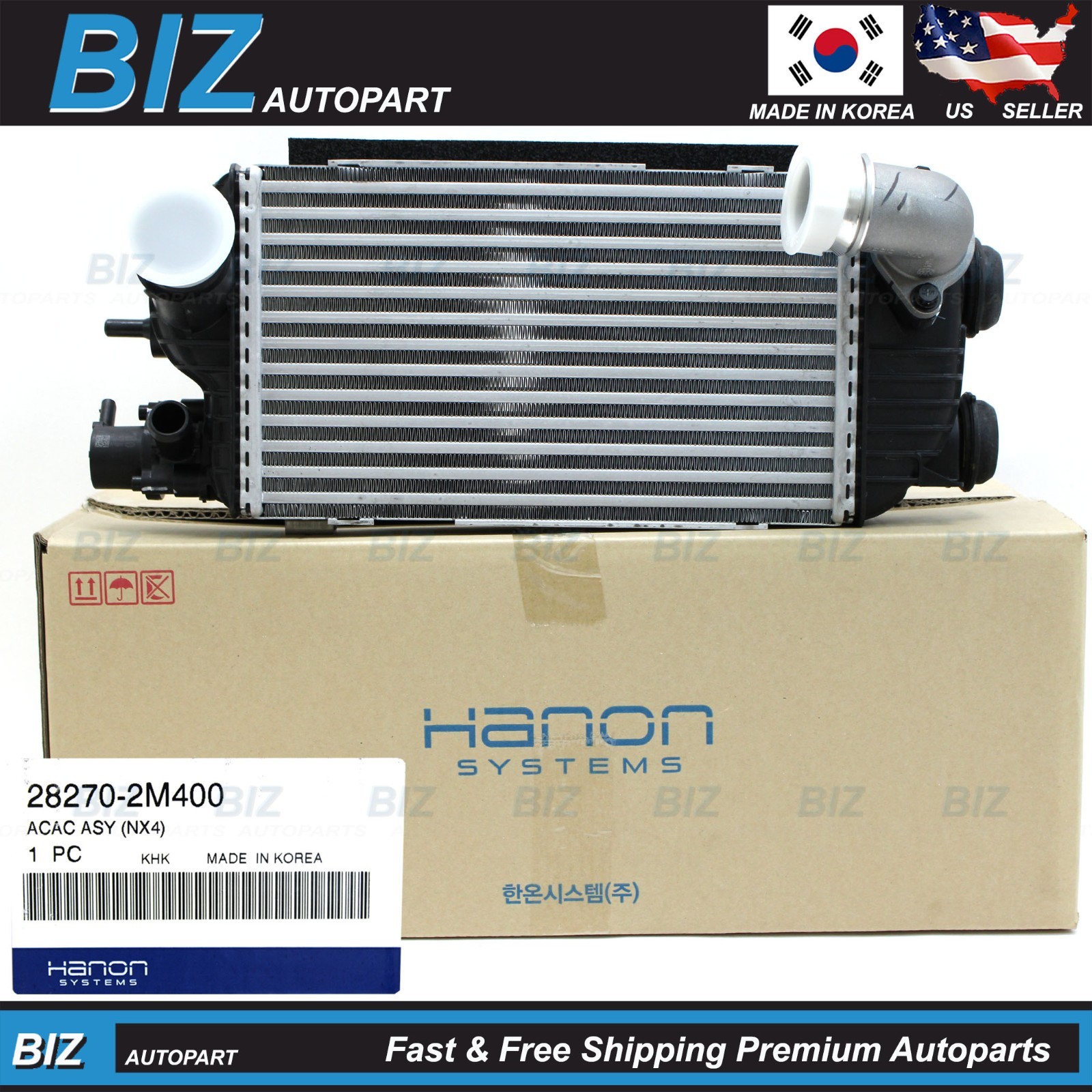 OEM HANON Intercooler Assembly for 2022-2025 Hyundai Tucson 1.6L OE# 28270-2M400