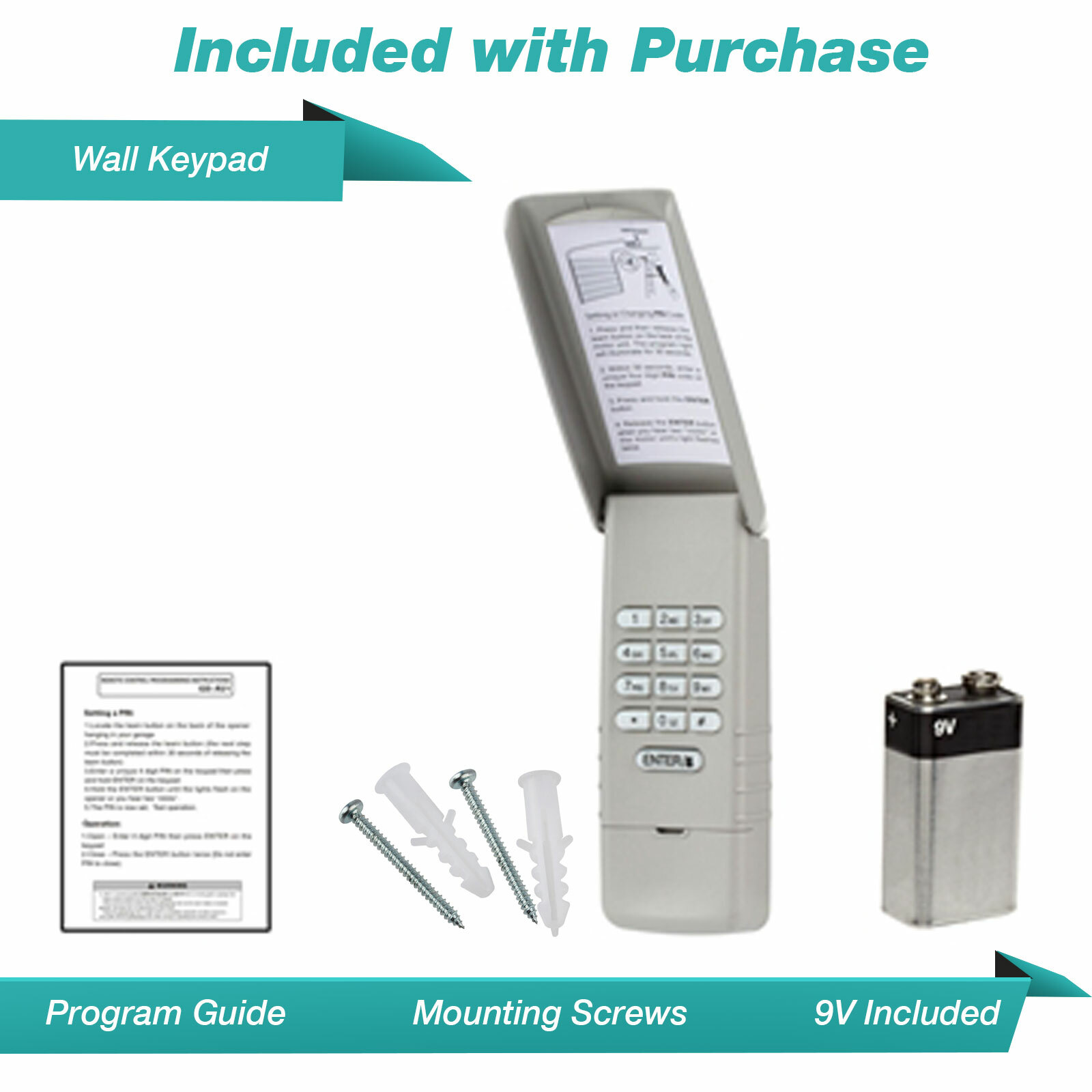 For LiftMaster 877LM Wireless Garage Door Keyless Entry Keypad Yellow Learn For LiftMaster 877LM Wireless Garage Door Keyless Entry Keypad Yellow Learn