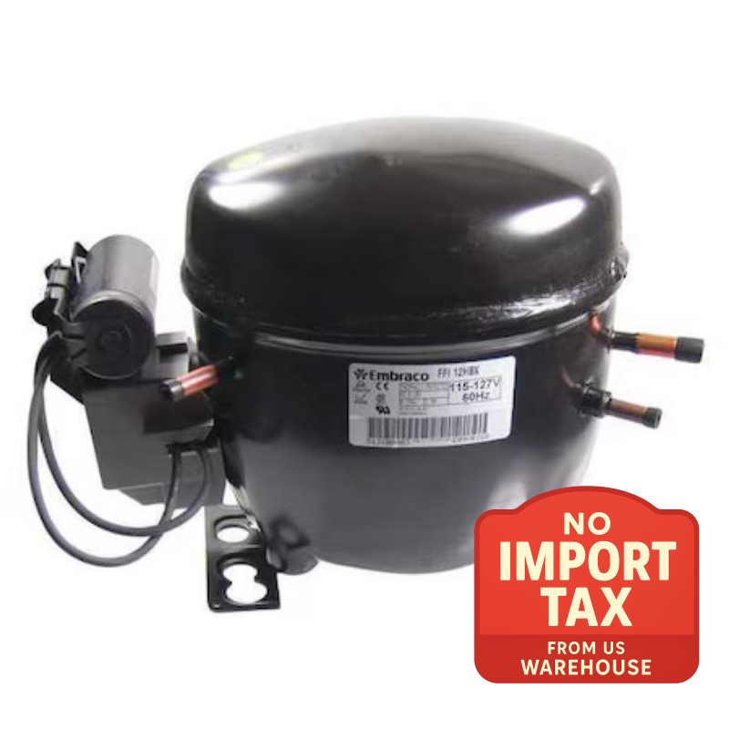Embraco Ffi10hbx Refrigeration Compressor, 4400 Btuh New From US Embraco Ffi10hbx Refrigeration Compressor, 4400 Btuh New From US