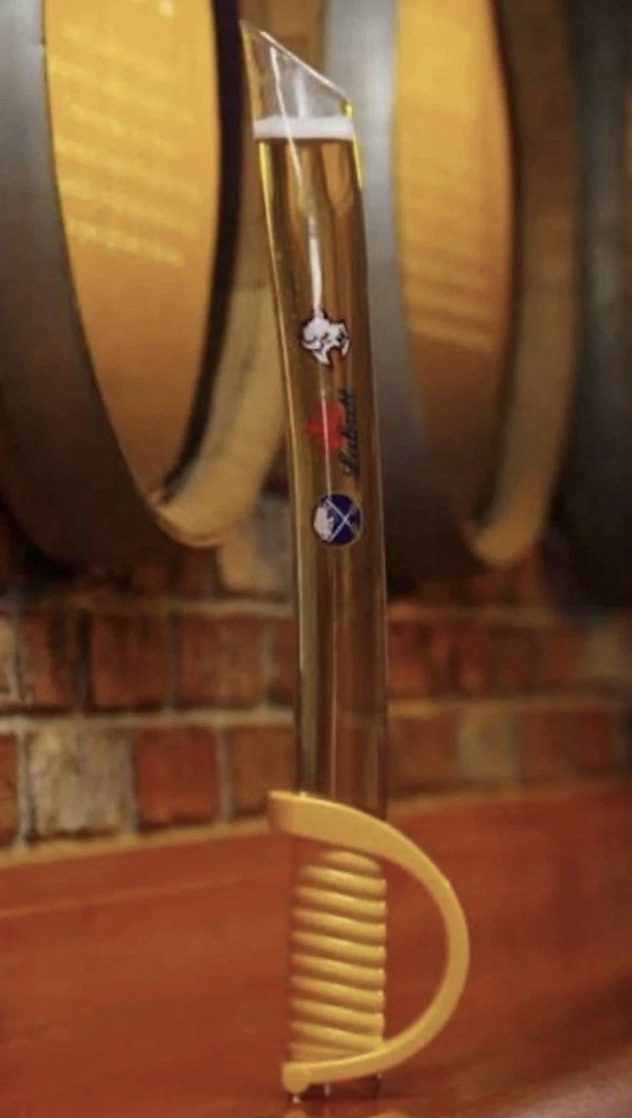 BUFFALO SABRES BEER SWORD SABRE LABATT 2025-2026 BUFFALO SABRES BEER SWORD SABRE LABATT 2025-2026