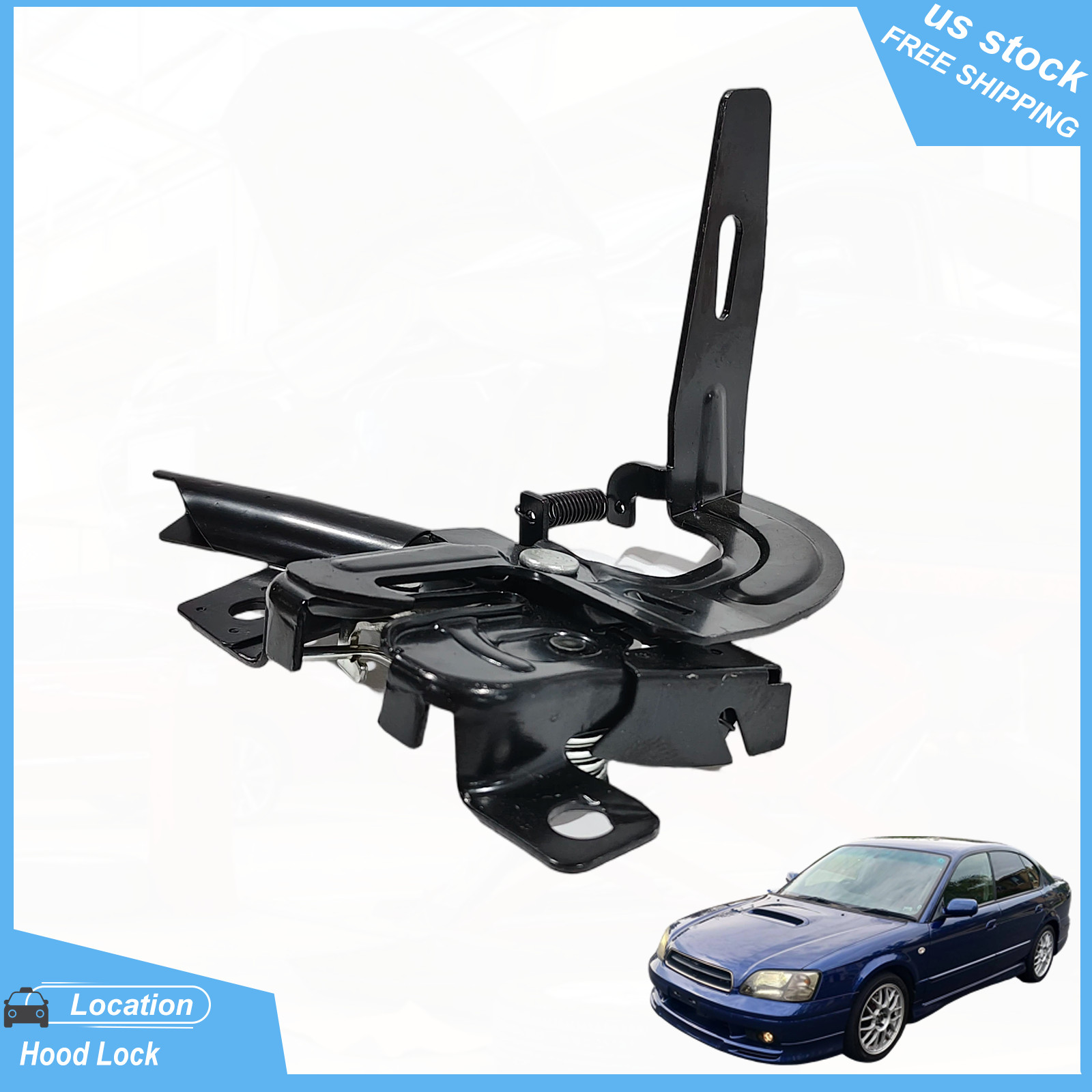 Front Hood Lock Latch Assembly For 2000 2001 2002 -2004 Subaru Legacy Outback