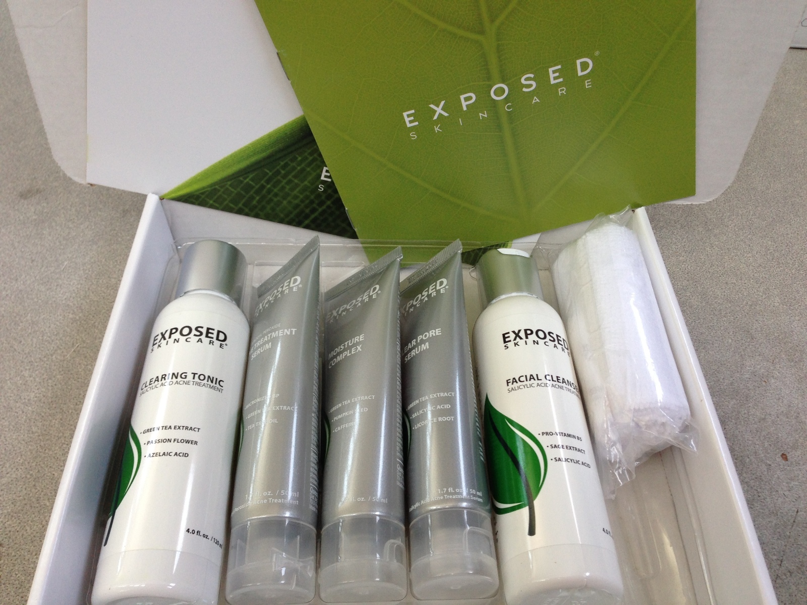 New Exposed Skin Care Full Expanded Kit - Over 40% off