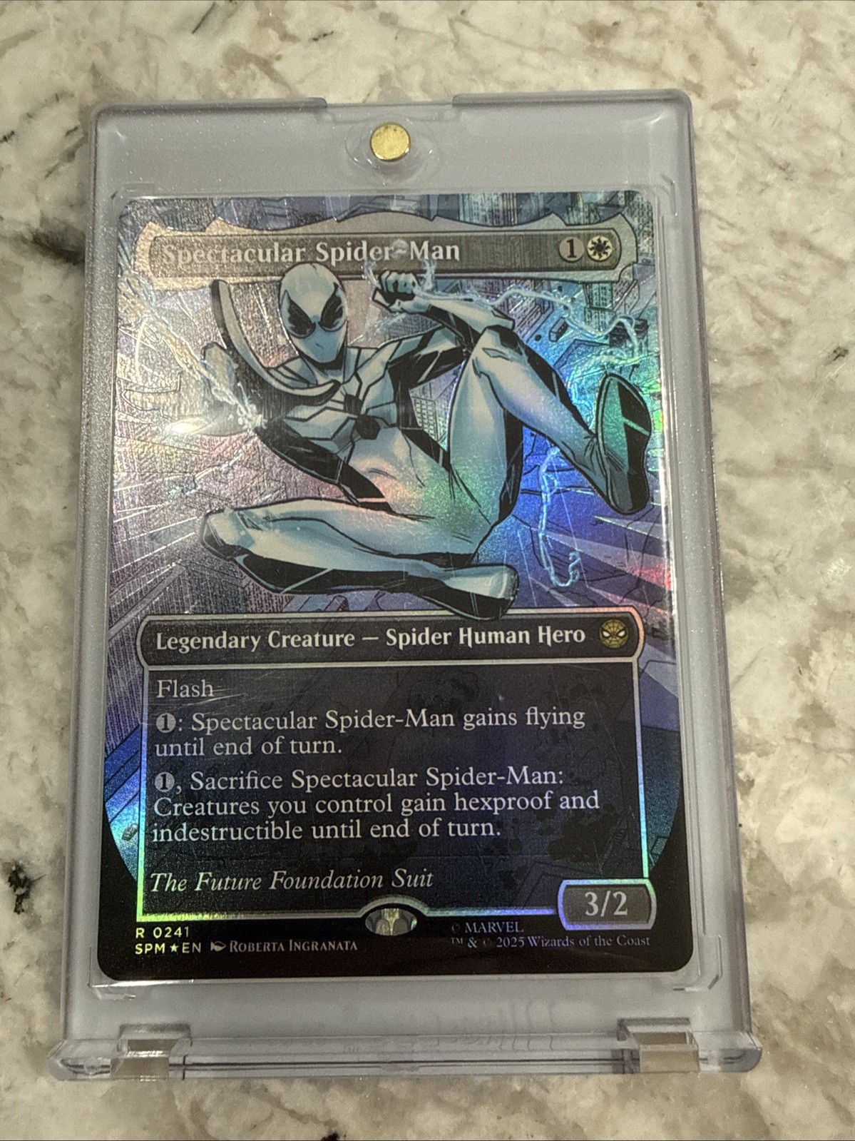2025 MTG SPM EN Borderless Textured Foil #0241 Spectacular Spider-Man 🔥🔥 2025 MTG SPM EN Borderless Textured Foil #0241 Spectacular Spider-Man 🔥🔥