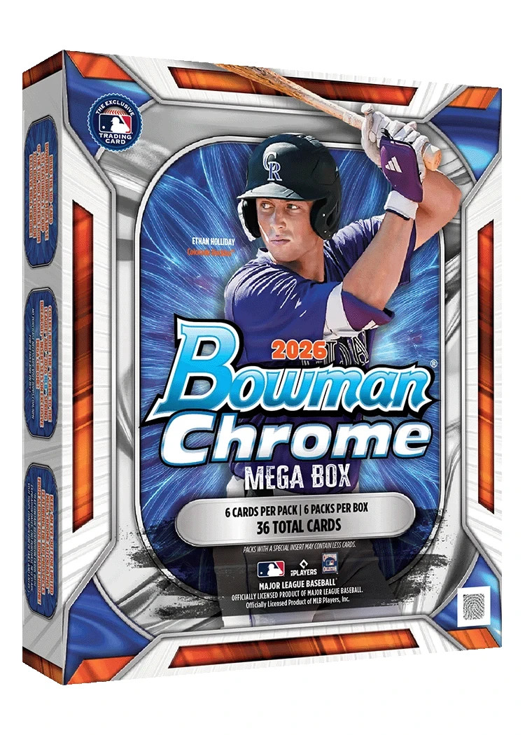 2026 BOWMAN CHROME BASEBALL MEGA BOX - Factory Sealed - eBay LIVE RIP 2026 BOWMAN CHROME BASEBALL MEGA BOX - Factory Sealed - eBay LIVE RIP