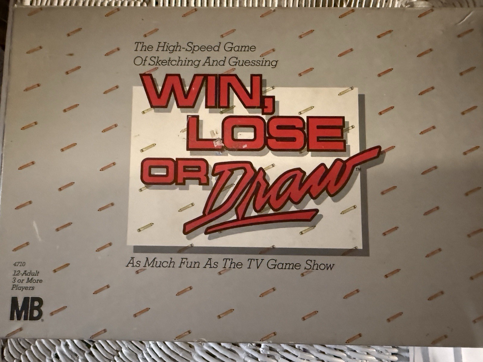 Vintage Milton Bradley Win Lose Or Draw Board Game (1987) No Missing Pieces Vintage Milton Bradley Win Lose Or Draw Board Game (1987) No Missing Pieces