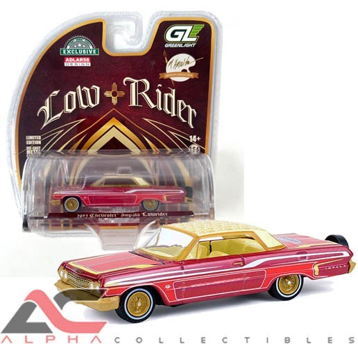 GREENLIGHT 2020001 1:64 1963 CHEVROLET IMPALA LOWRIDER (MICHAEL HERALDA) RED