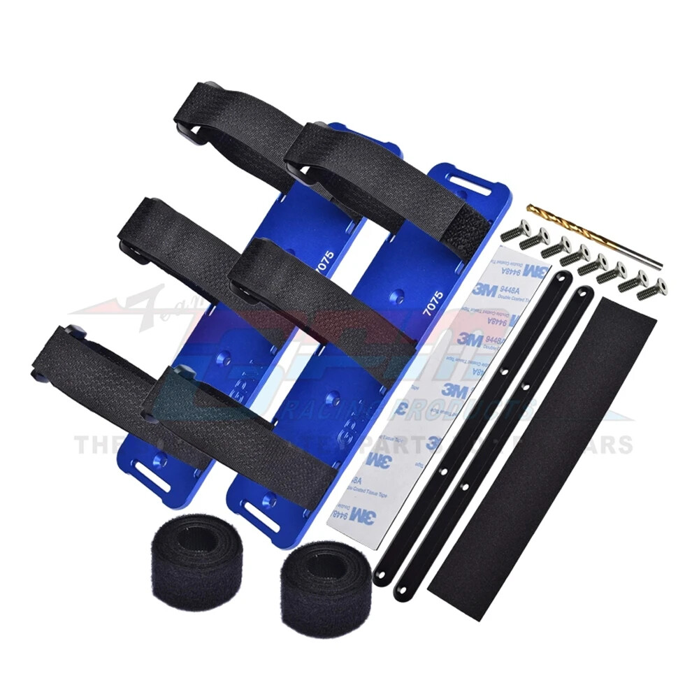 GPM Alu Battery Hold-down Mount Fixed Seat for Traxxas 1/6 XRT 1/5 X-MAXX 6S 8S GPM Alu Battery Hold-down Mount Fixed Seat for Traxxas 1/6 XRT 1/5 X-MAXX 6S 8S