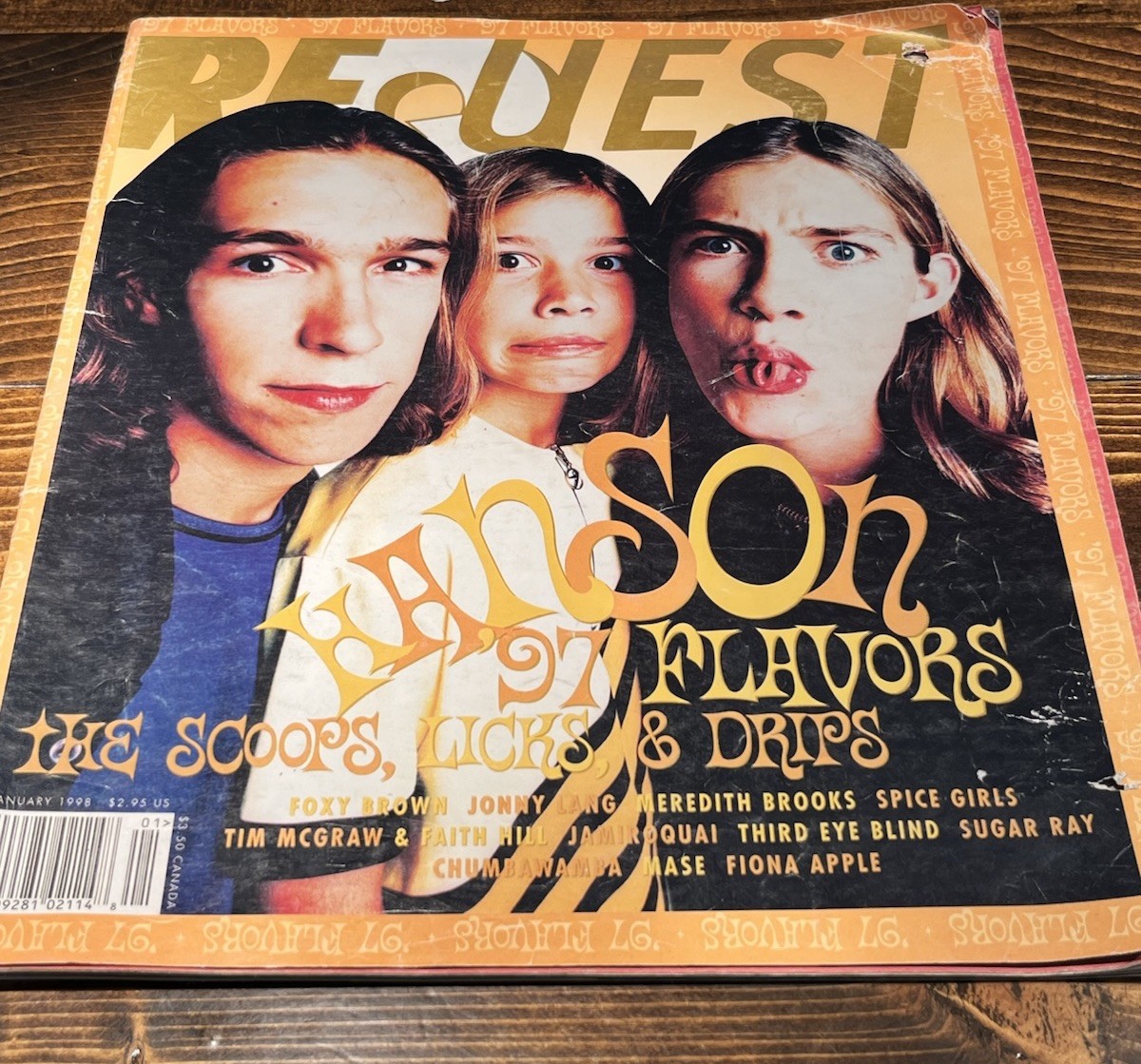 Request Magazine (Jan. 1998) Hanson, Mase, Foxy Brown, Spice Girls, Sugar Ray Request Magazine (Jan. 1998) Hanson, Mase, Foxy Brown, Spice Girls, Sugar Ray