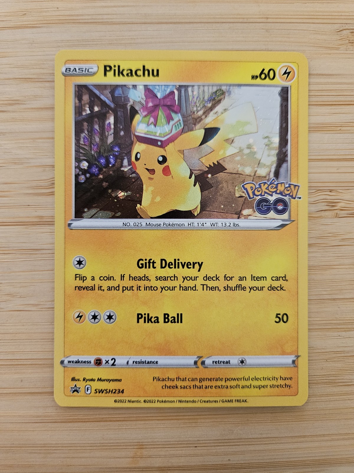 Pikachu SWSH234 NM Holofoil Promo Rare Pokemon Card Pikachu SWSH234 NM Holofoil Promo Rare Pokemon Card