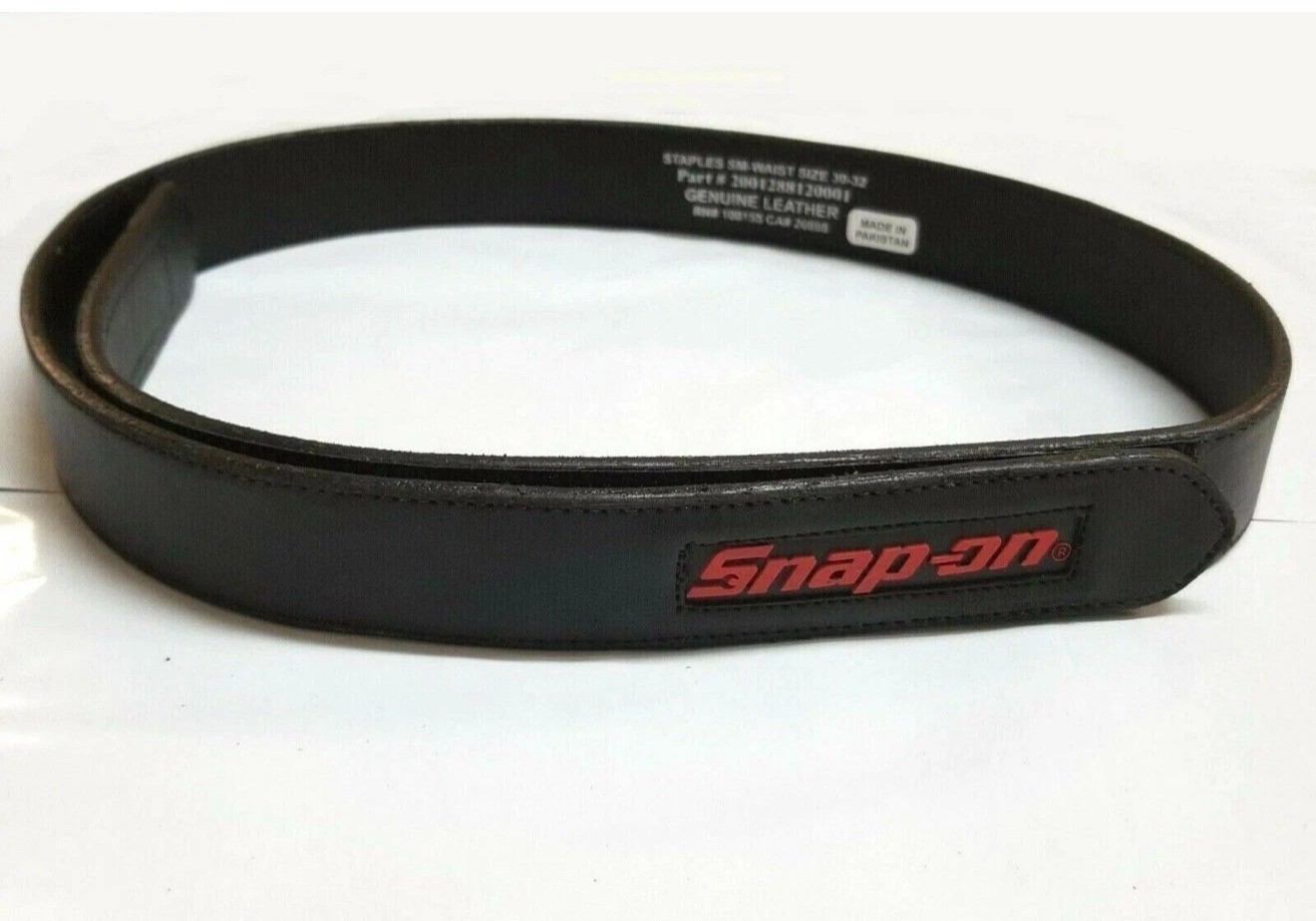 Genuine Leather Snap on Mechanics No-Scratch Belt- Leather Work Belt Size 30-48 Genuine Leather Snap on Mechanics No-Scratch Belt- Leather Work Belt Size 30-48