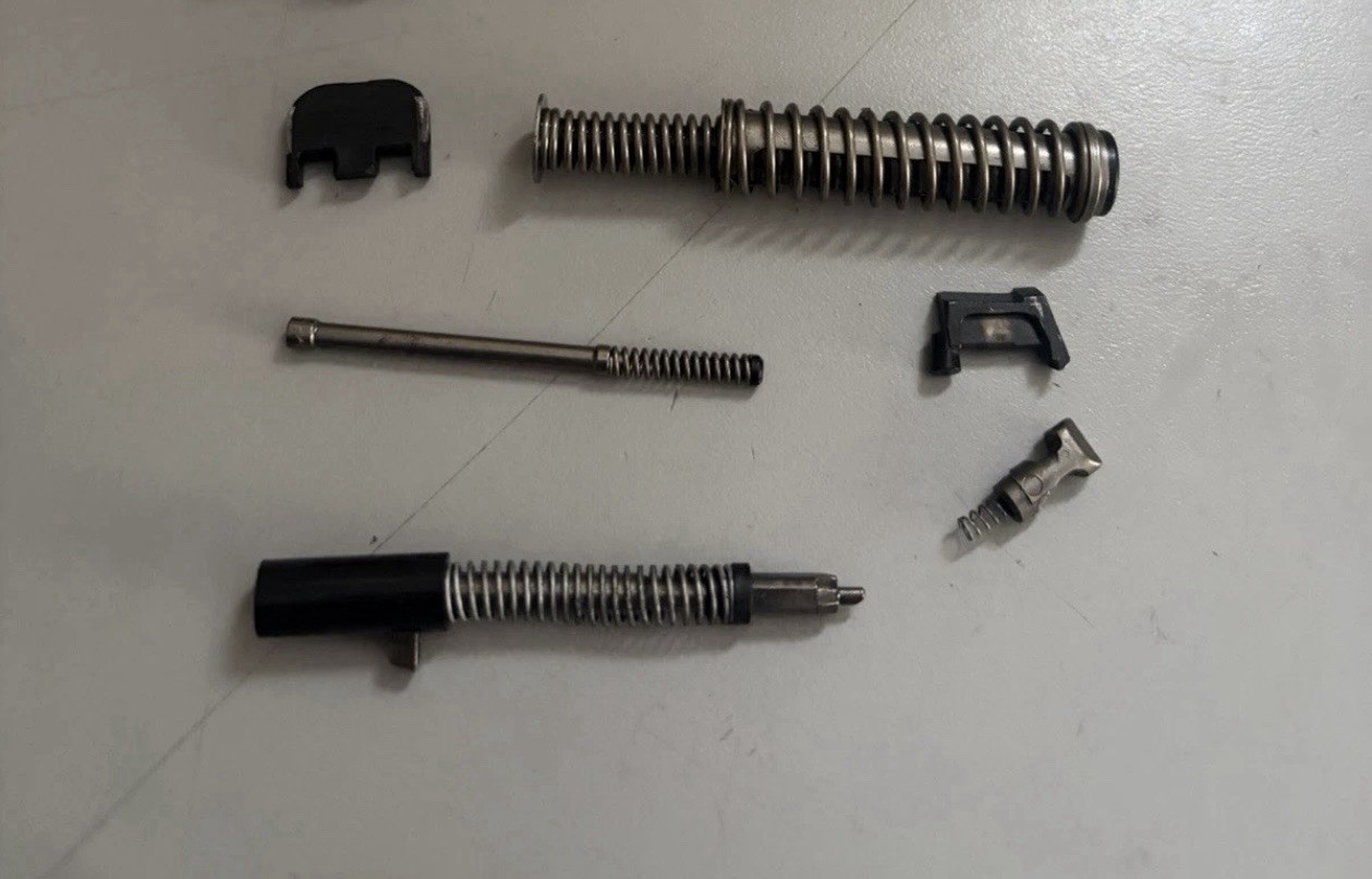 Glock Factory OEM Upper Slide Completion Parts Kit Gen 5 Only 19 45 & guide rod Glock Factory OEM Upper Slide Completion Parts Kit Gen 5 Only 19 45 & guide rod