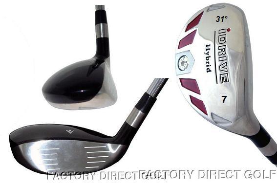New IDRIVE #7 Hybrid Graphite Regular (R) Flex RIGHT HAND
