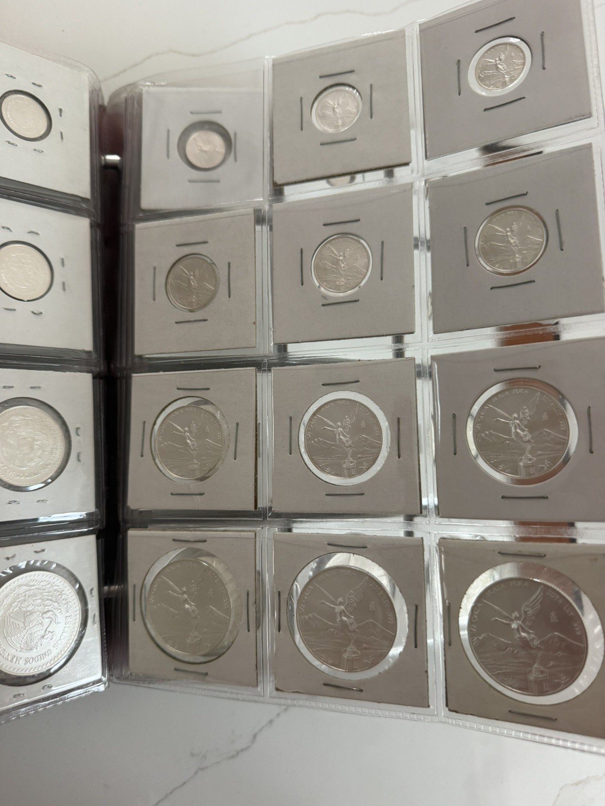 Complete bu fractional libertad mexico silver coin collection 1991-2024 135 coin Complete bu fractional libertad mexico silver coin collection 1991-2024 135 coin