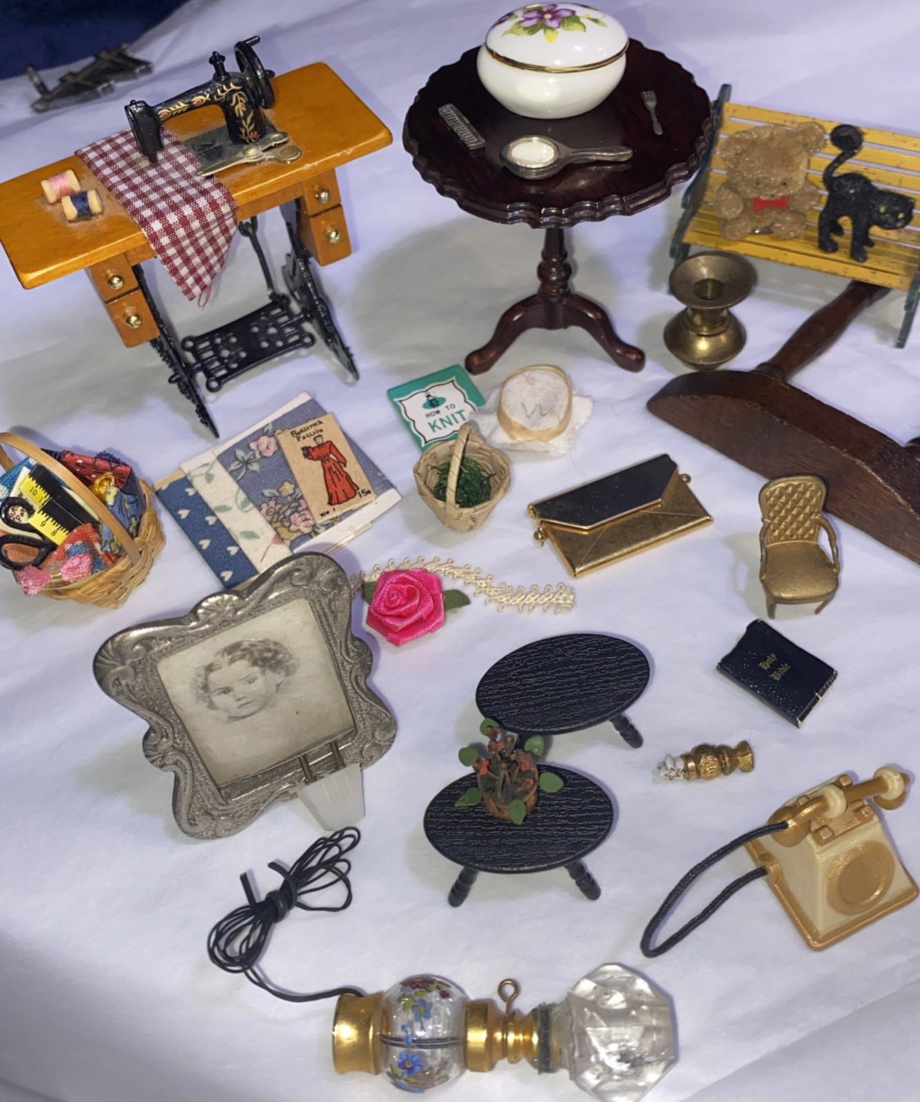 Dollhouse Miniature Accessory Lot Artisan Victorian To Vintage Bundle Many OOAK Dollhouse Miniature Accessory Lot Artisan Victorian To Vintage Bundle Many OOAK