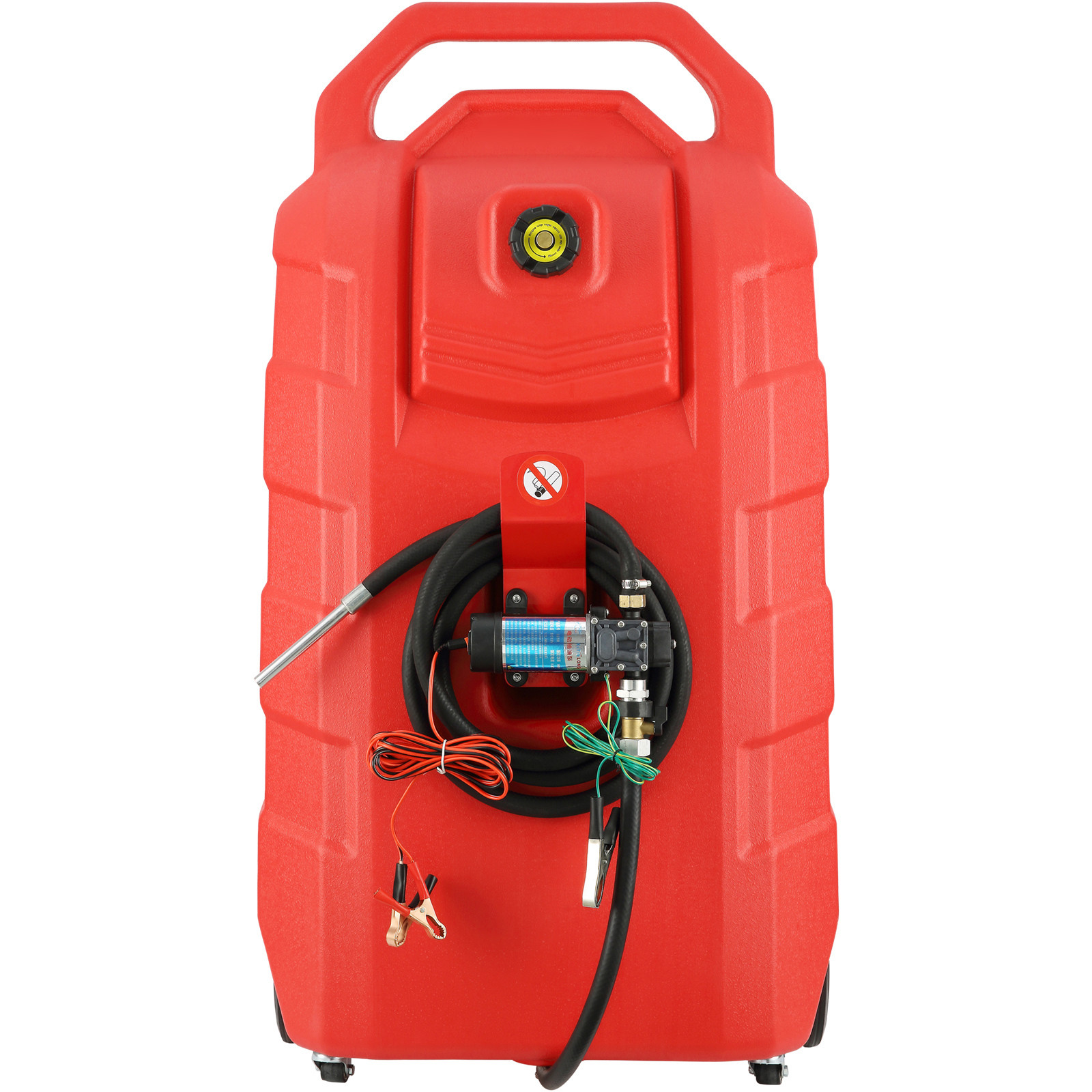 Fuel Caddy 32 Gallon Portable Diesel Tank On-Wheels Automatic 12V DC Pump