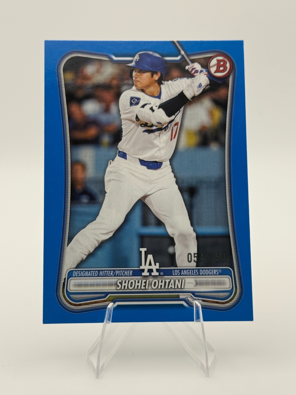 2026 Bowman Shohei Ohtani Blue Parallel /150 Color Match Dodgers 2026 Bowman Shohei Ohtani Blue Parallel /150 Color Match Dodgers