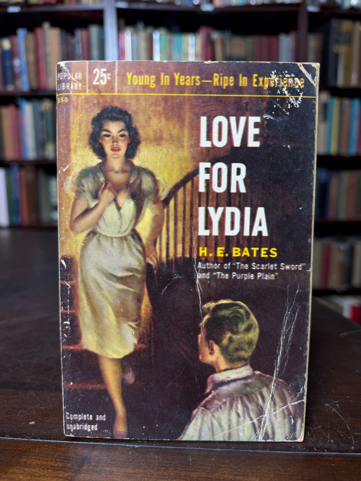 1959 LOVE FOR LYDIA by H.E. Bates 1st Popular Library Paperback 2-3 1959 LOVE FOR LYDIA by H.E. Bates 1st Popular Library Paperback 2-3