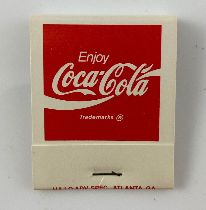 Vintage - COCA COLA - Match Book - Unused - Unstruck - Mint Vintage - COCA COLA - Match Book - Unused - Unstruck - Mint