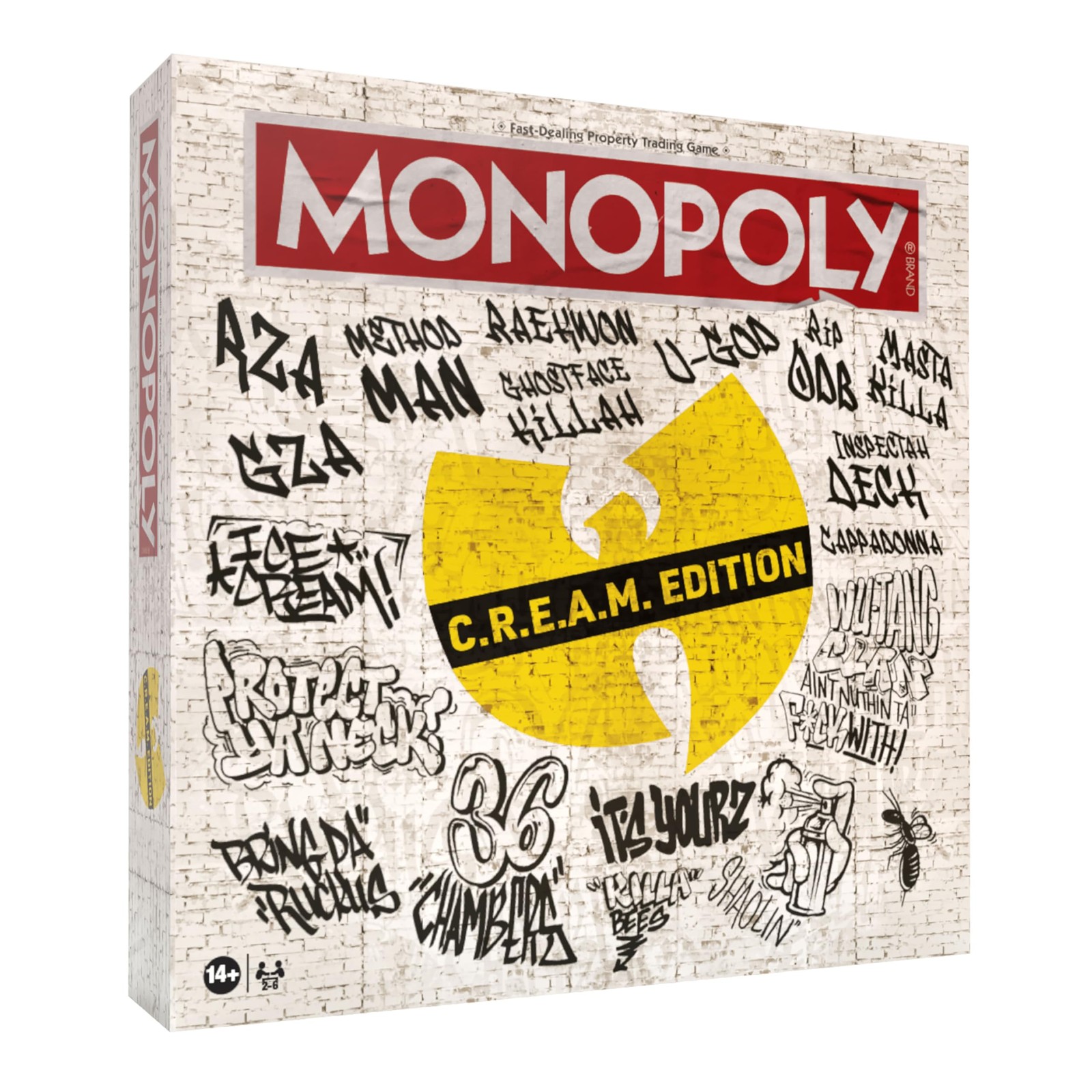 USAopoly - Monopoly Wu-Tang Clan C.R.E.A.M. Edition | Classic Board Game