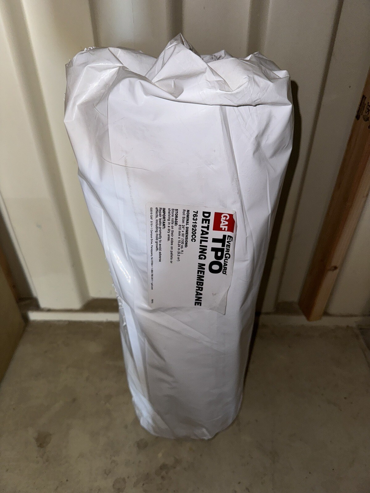 Roll Of Everguard TPO Detailing Membrane (NEW) Roll Of Everguard TPO Detailing Membrane (NEW)