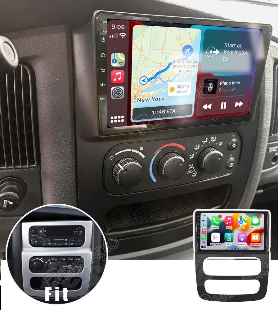 For 2002-2005 Dodge Ram 1500 2500 3500 Android 15.0 CarPlay Car Stereo Radio GPS