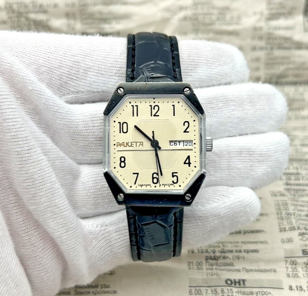 Rare Vintage Raketa (Ракета) “Star Wars” Watch | Cal 2628.Н | 19J | USSR-Russia