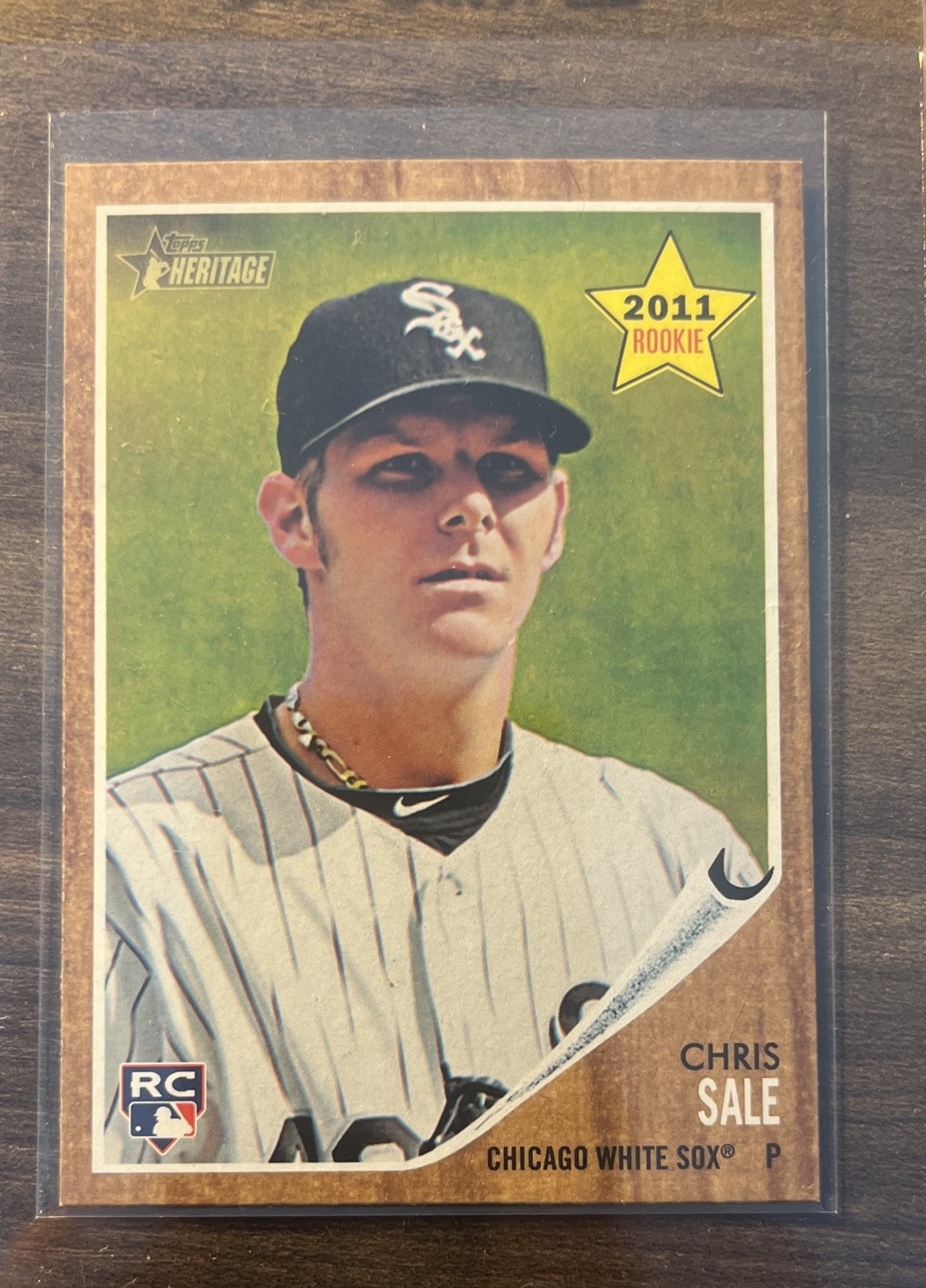 2011 Topps Heritage - Chris Sale #214 (RC) 2011 Topps Heritage - Chris Sale #214 (RC)