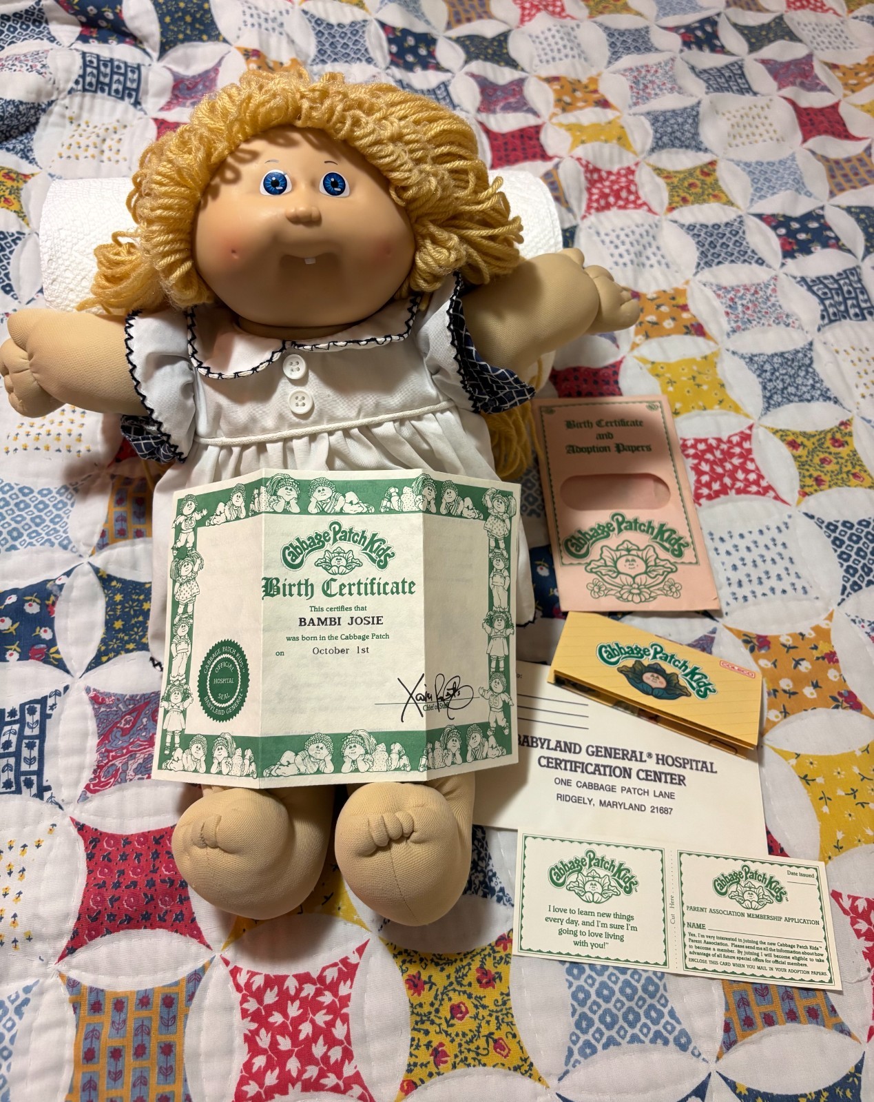 Vintage Cabbage Patch Doll