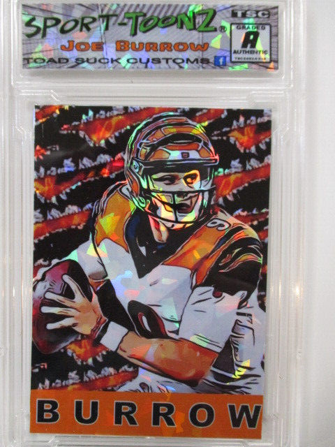 2025 Cincinnati Ripped SP /200 Joe Burrow Ice Art Refractor NFL zx2 rc