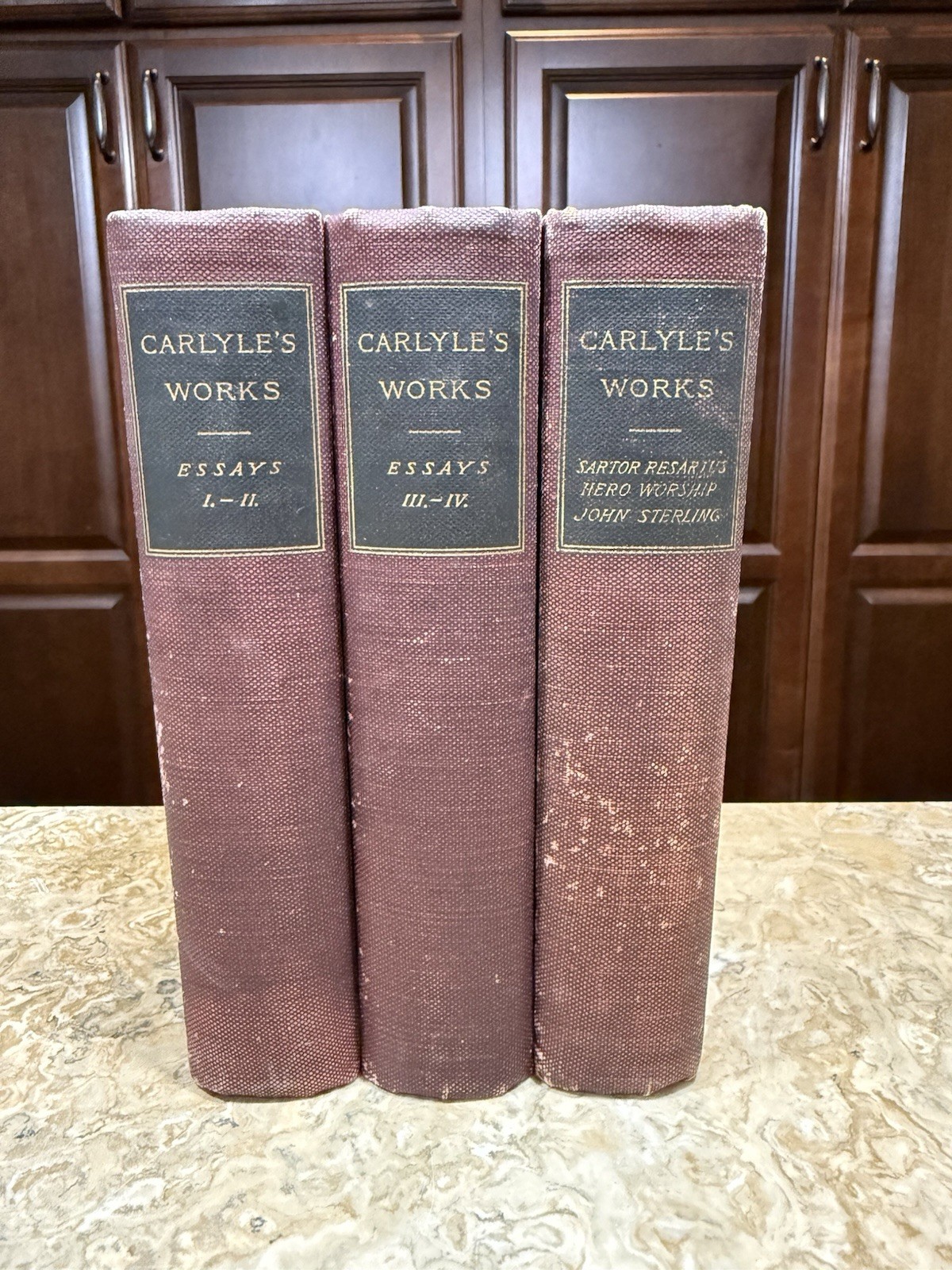 Carlyle's Works: Critical & Misc. Essays, Vol 1-4 Illustr. HC The Complete Works Carlyle's Works: Critical & Misc. Essays, Vol 1-4 Illustr. HC The Complete Works