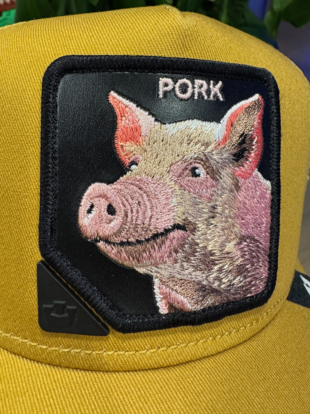 Goorin Bros Pork 1:10 Rare Mystery Series Hat NWT Yellow Pig Trucker Snapback