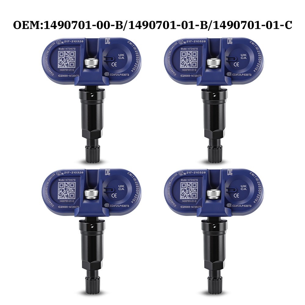 4X Genuine OEM For Tesla Bluetooth TPMS Tire Pressure Sensor with Service