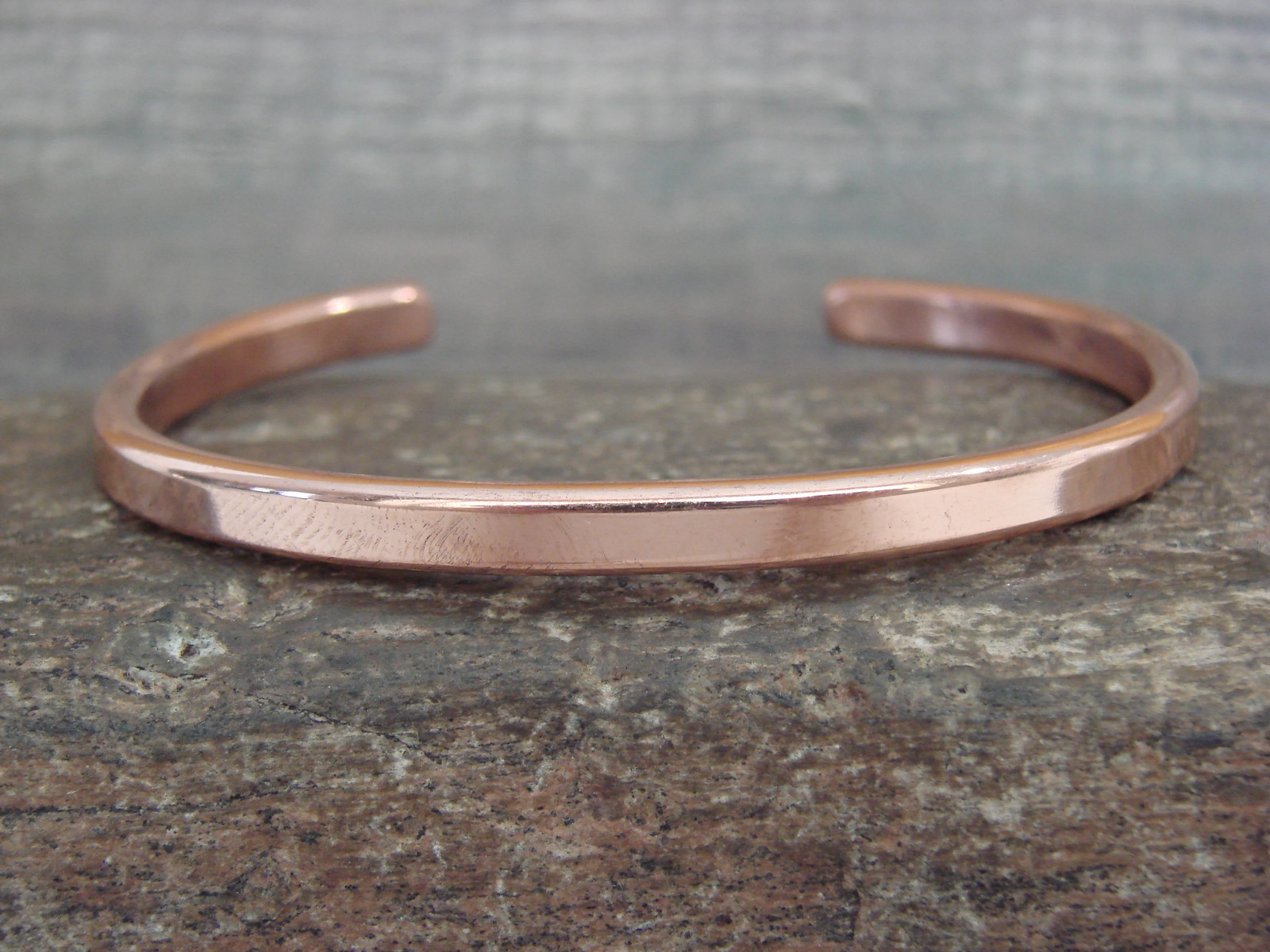 Native American Navajo Copper Bracelet by Elaine Tahe