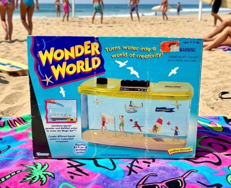 Vintage 1996 Kenner Wonder World Endless Summer Beach Scene Kit #9969 Rare NIB Vintage 1996 Kenner Wonder World Endless Summer Beach Scene Kit #9969 Rare NIB