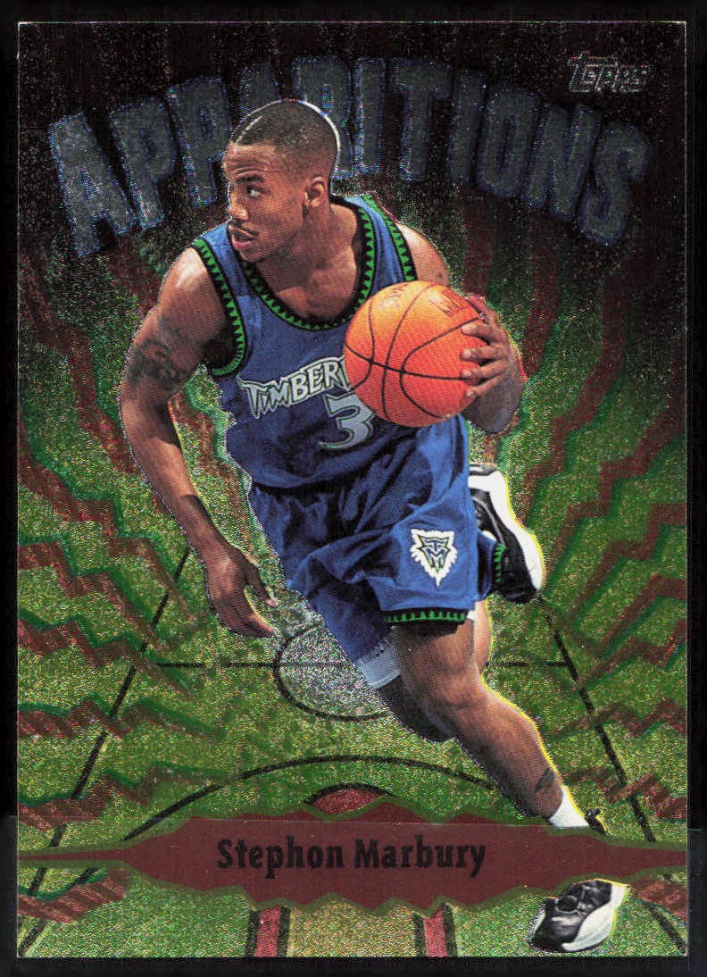 1998-99 Topps #A2 Stephon Marbury Apparitions (B109) 1998-99 Topps #A2 Stephon Marbury Apparitions (B109)