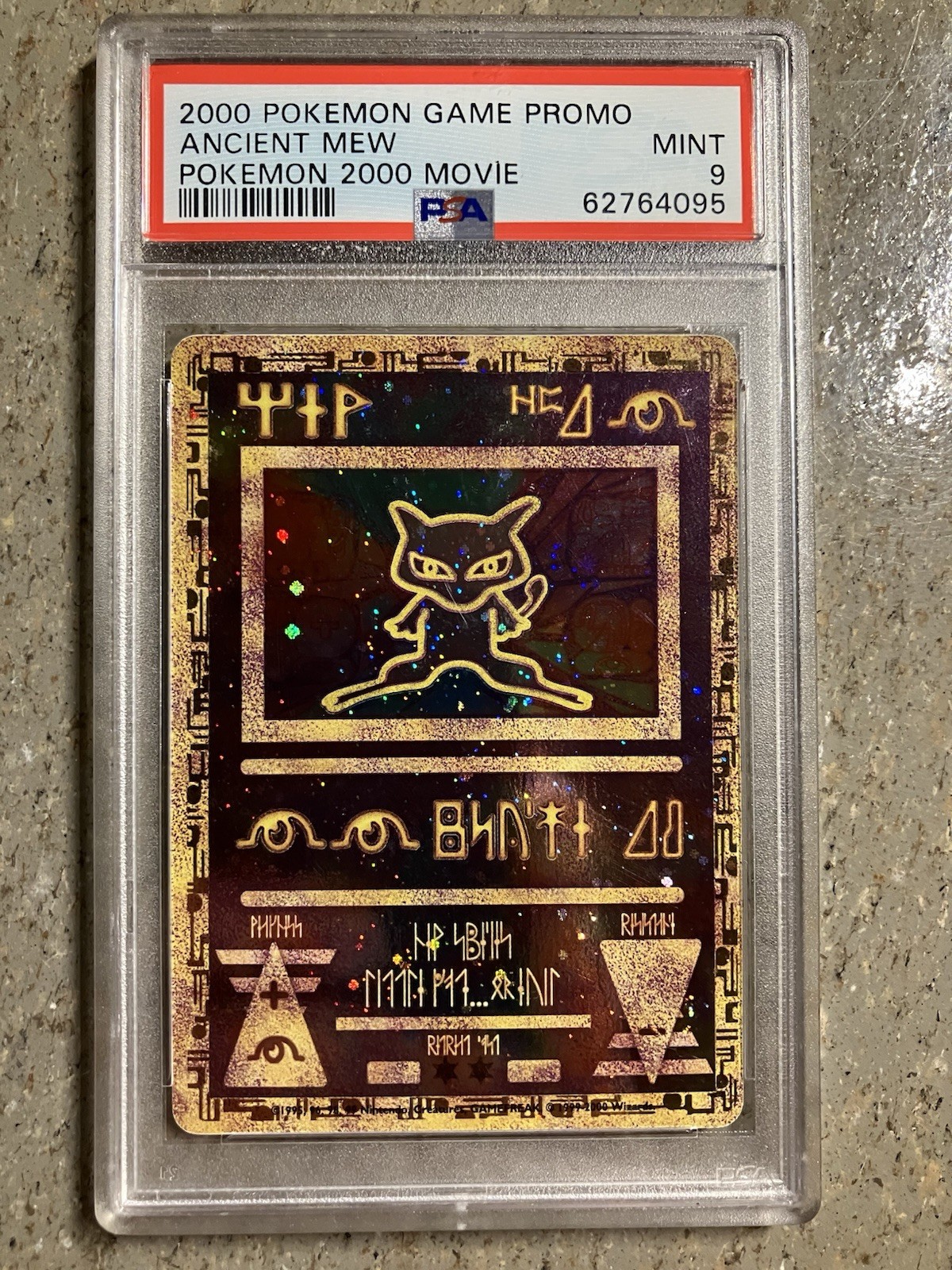 2000 POKEMON GAME MOVIE POKEMON 2000 MOVIE ANCIENT MEW PSA 9 2000 POKEMON GAME MOVIE POKEMON 2000 MOVIE ANCIENT MEW PSA 9