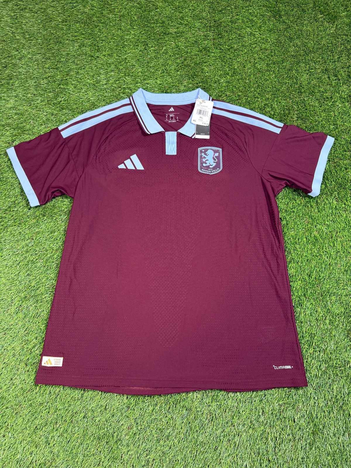 Adidas Aston Villa 26/27 Home Authentic Jersey Men\'s Size XS, M, XL - JZ4727 Adidas Aston Villa 26/27 Home Authentic Jersey Men\'s Size XS, M, XL - JZ4727