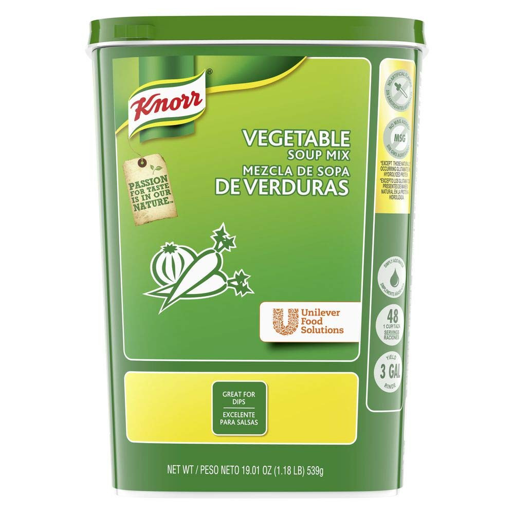 Knorr Professional Vegetable Soup Mix Tubs, 19.01 Oz, 6 Pack