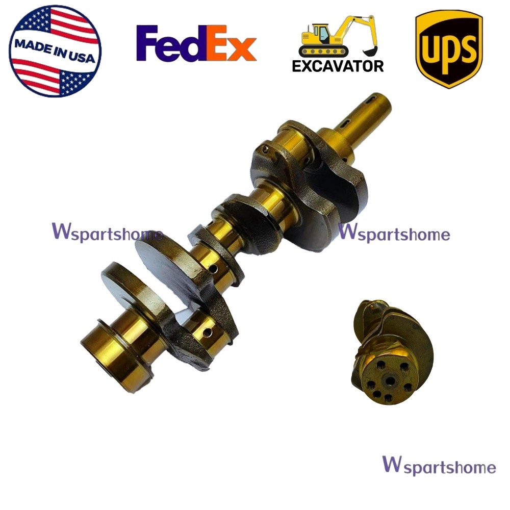3TNV70 Crankshaft for Yanmar Engine John Deere XUV85 UTV 850D 855D 4X2 4X4 6X4