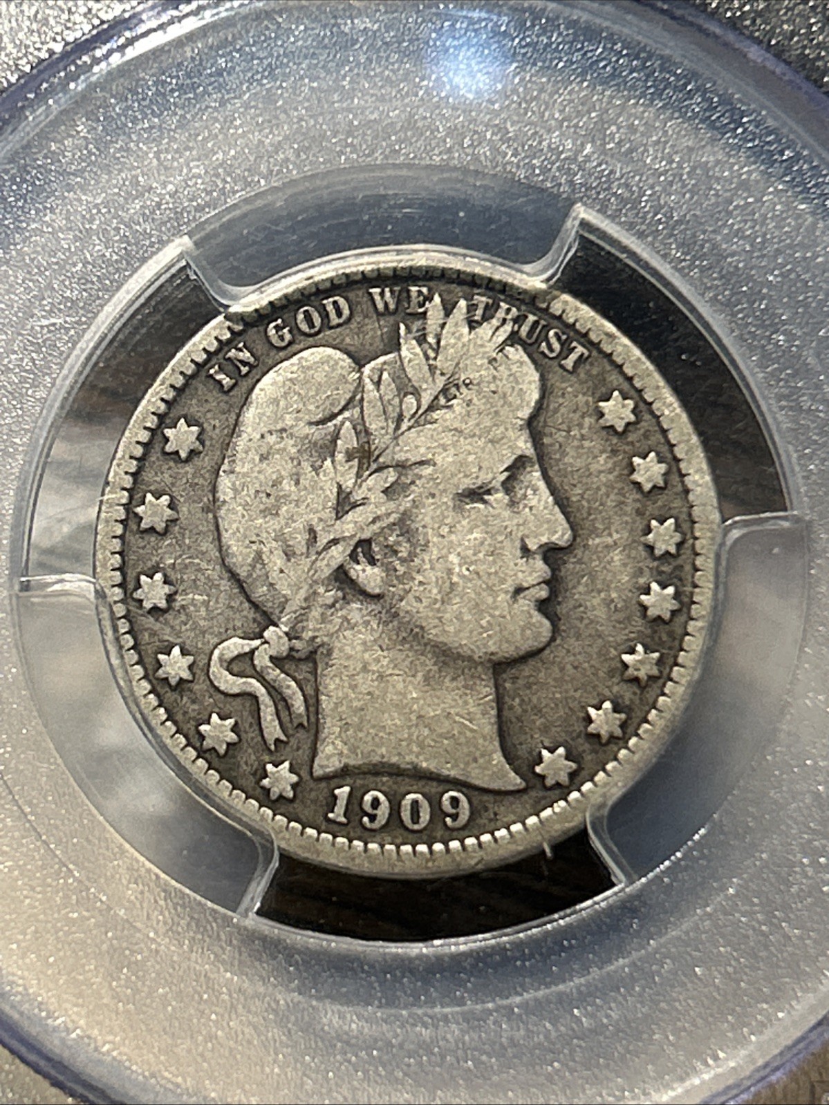 1909 O PCGS & CAC VG 10 Barber Quarter Very Nice - Original Example 1909 O PCGS & CAC VG 10 Barber Quarter Very Nice - Original Example
