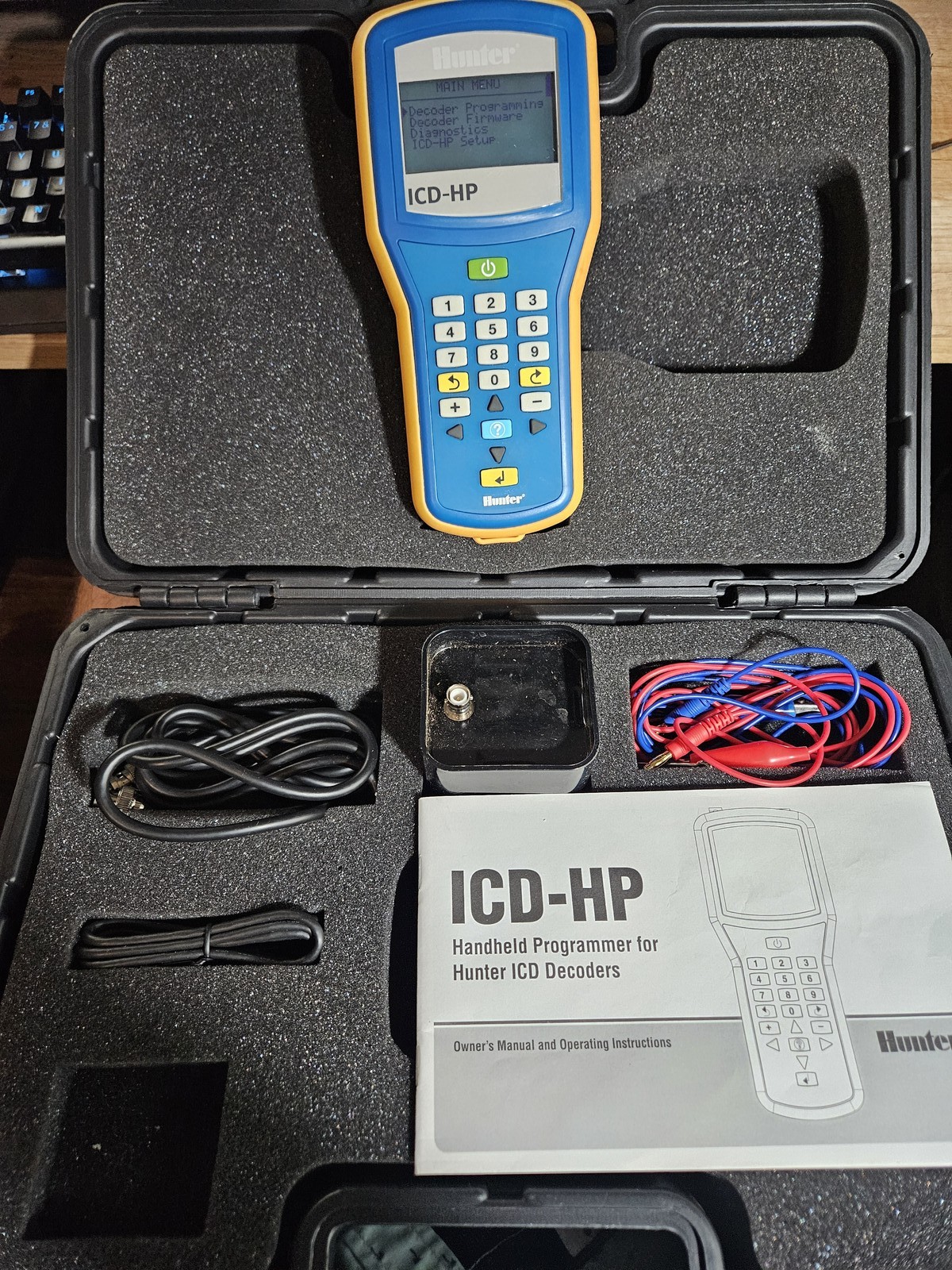 Hunter ICD-HP Handheld Programmer Tester/Meter Kit w/ Case, Cables & Leads