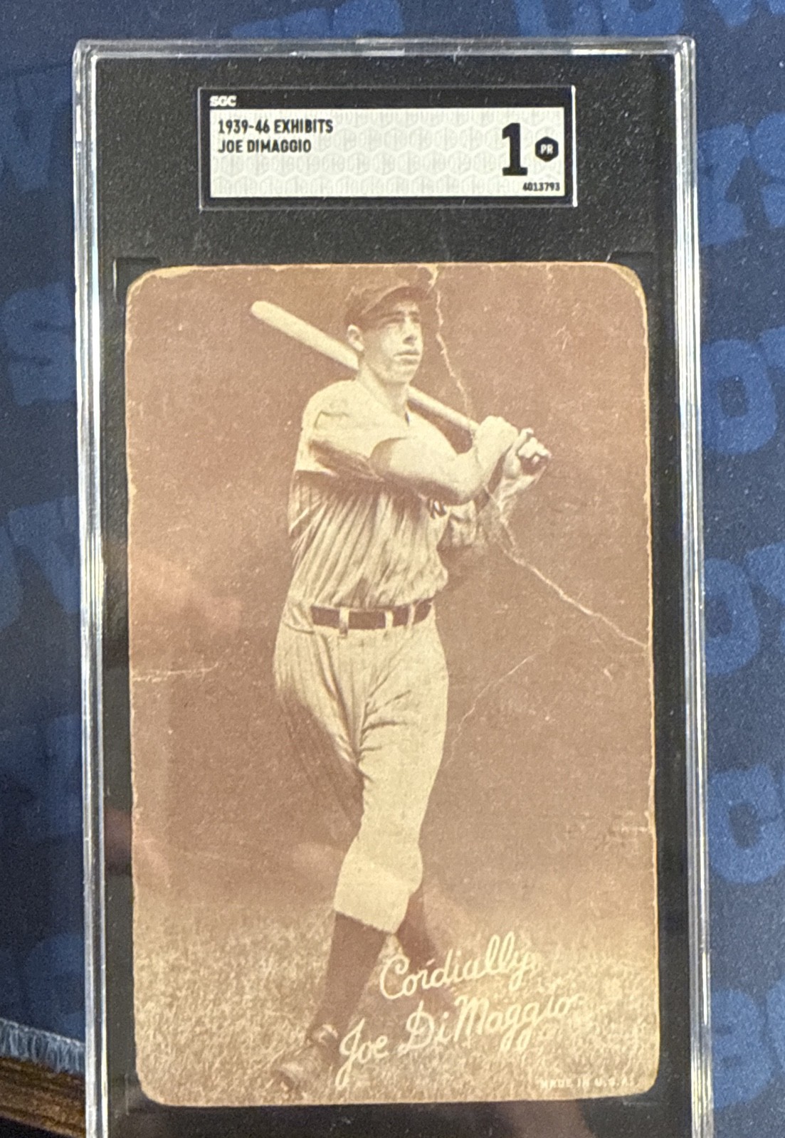 1939-46 Exhibits Salutations - Joe DiMaggio 1939-46 Exhibits Salutations - Joe DiMaggio