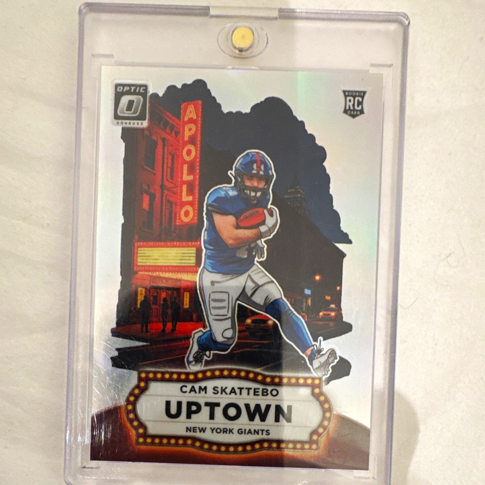 Panini 2025 Donruss Optic Uptowns Cam Skattebo New York Giants RC #5 Panini 2025 Donruss Optic Uptowns Cam Skattebo New York Giants RC #5