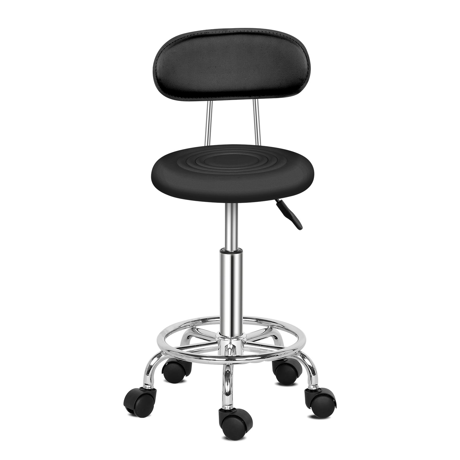 Ktaxon Swivel Salon Stool Chair with Backrest, Adjustable Hydraulic Rolling Stoo Ktaxon Swivel Salon Stool Chair with Backrest, Adjustable Hydraulic Rolling Stoo